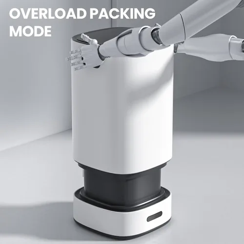 Vista 2 de ELPHECO Cubo de basura automático de acero inoxidable con sensor de 4 galones, cubo de basura autosellante, cubo de basura de 15 litros, cubo