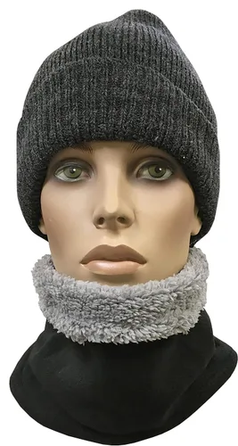Vista 5 de N'Ice Caps Pasamontañas de invierno con forro polar para niños