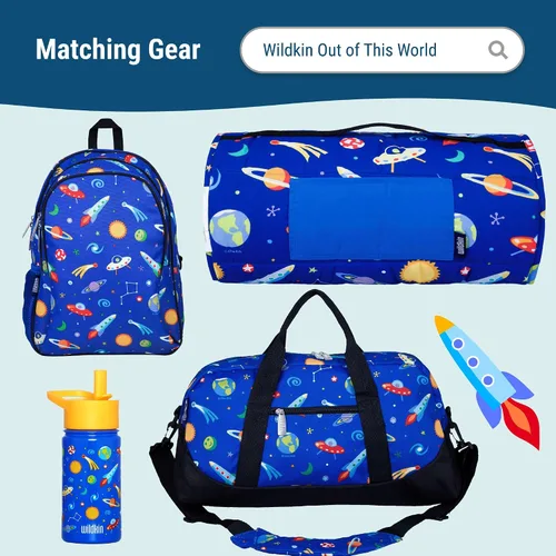Vista 7 de Wildkin- Lonchera aislada para niños y niñas, tamaño perfecto para empaquetar aperitivos calientes o fríos para la escuela y los viajes, los Out of