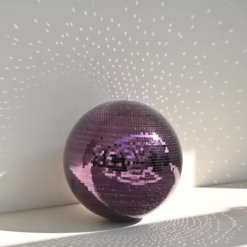 Vista 11 de Yescom Juego de 8 bolas de discoteca de 7/12/16/20/24 pulgadas, bolas de espejo surtidas, decoración de vidrio para colgar para fiestas de los años