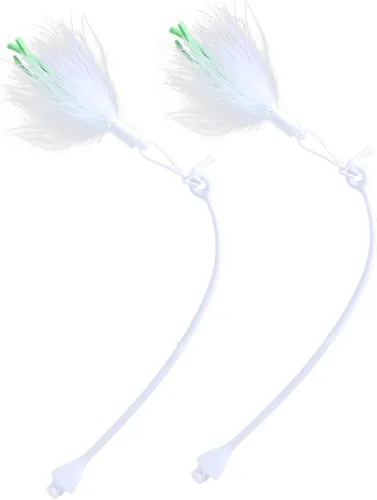 Vista 5 de Gardner Pet 2 piezas de repuesto de accesorios de plumas para la parte de abajo del juguete de gato de Hide and Seek