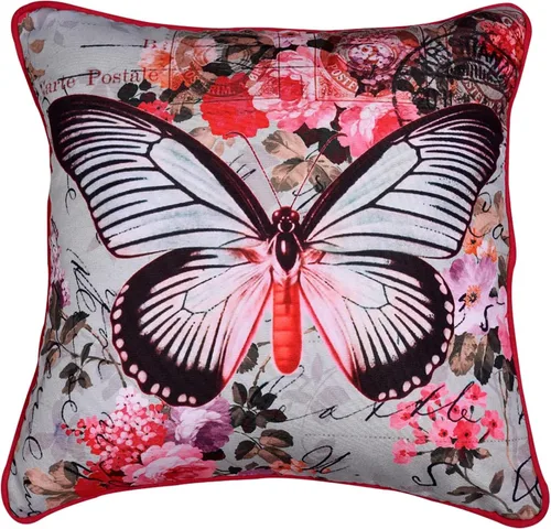 Vista 25 de Decozen Fundas de almohada decorativas con estampado de pájaros con diseño floral para decoración del hogar, sala de estar y dormitorio, funda