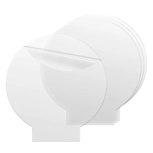 Vista 10 de Gartful 4 piezas de láminas acrílicas para base de luz, tablero de plexiglás transparente fundido, panel de vidrio de plástico de 0.08" (2mm)