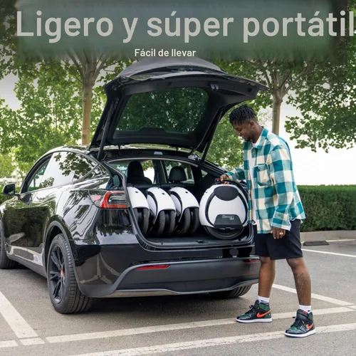Vista 4 de INMOTION E20 Monociclo Eléctrico Hoverboard para Principiantes – Rueda de 14", Motor de 500W, Alcance de 10 Millas, 12.5mph, Certificado UL2272
