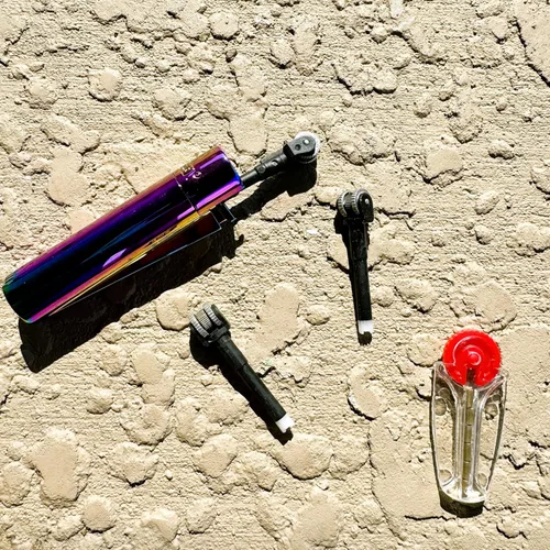Vista 5 de Piezas de mecanismo de encendedor de barril de piedra de pedernal de rueda de repuesto compatible con mechero Clipper un lote de 5