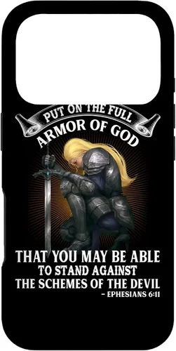 Vista 30 de Laying Down The Full Armor of God Case for iPhone 17