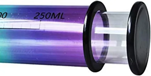 Vista 6 de Moonight Jeringas de 8.5 fl oz Inyector de enema de intestino para limpieza de colon relax e higiene anal para herramienta SM (arcoíris)