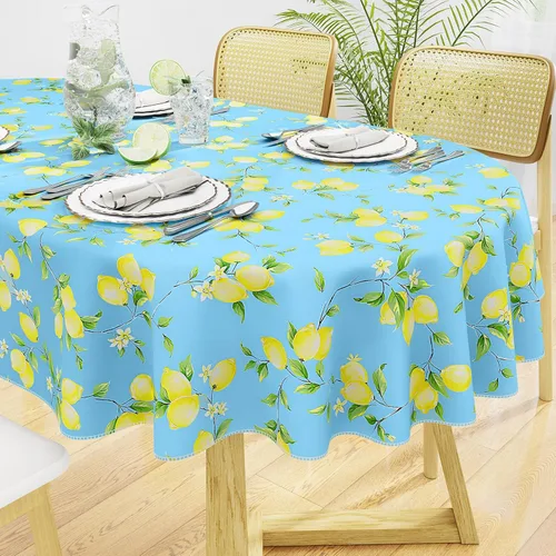 Vista 33 de misaya Mantel rectangular de vinilo impermeable, mantel lavable con reverso de franela, mantel de plástico para cena, picnic, interior y exterior