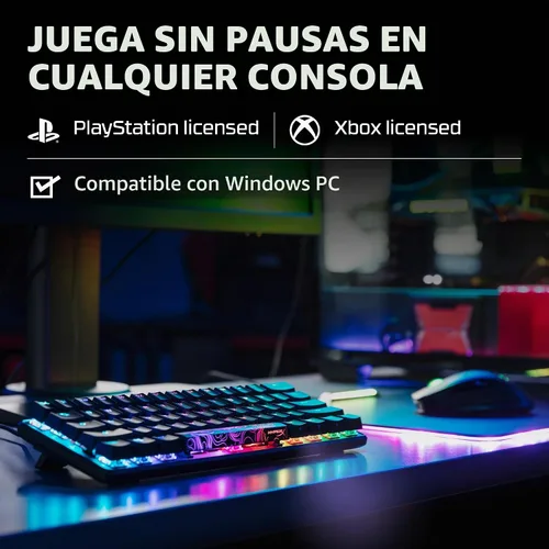 Vista 7 de HyperX Alloy Origins 60 - Teclado mecánico para juegos, factor de forma ultra compacto del 60 %, teclas PBT de doble disparo, retroiluminación LED
