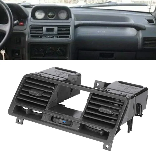 Vista 5 de Salida de aire del salpicadero, panel de instrumentos Dash salida de aire rejilla de ventilación ABS negro apto para Pajero Montero Shogun V31 V32