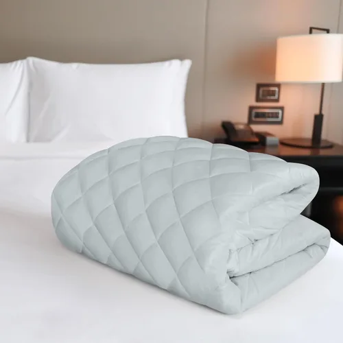 Vista 5 de Utopia Bedding - Cubrecolchón acolchado ajustado, protector y cubierta de colchón elástico con bolsillo profundo que se estira hasta 16 pulgadas