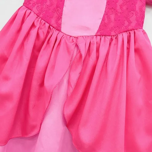 Vista 4 de Rxiduoy Vestido de fiesta de Halloween para mujer, disfraz de princesa melocotón de Super Brothers