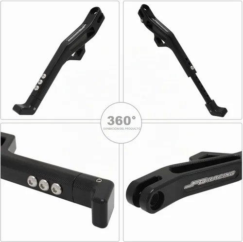 Vista 6 de JFG RACING Sur Ron Soporte de Pata, Soporte Lateral de Moto de Aleación de Aluminio CNC Ajustable para Surron Light Bee S/X Segway X160/X260 Talaria