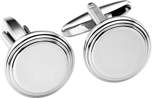 Vista 3 de PiercingJ 2pcs personalizada inicial gemelos de letra del alfabeto Mens Acero Inoxidable Grabado Camisa Studs
