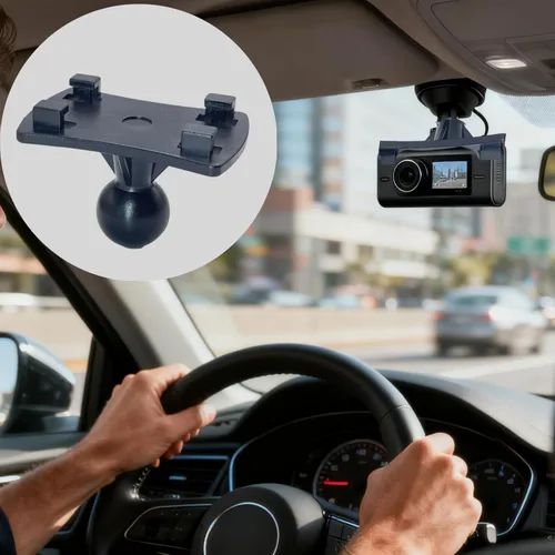Vista 7 de Adaptador de montaje de leva de tablero seguro con base de ventosa, conector de soporte de bloqueo para sistemas de navegación de automóviles