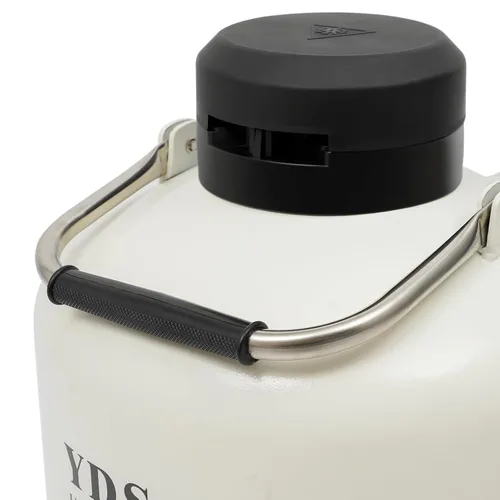 Vista 6 de YIYIBYUS Contenedor de nitrógeno líquido de 10L, tanque LN2 Dewar de nitrógeno líquido, tanque de semen de aleación de aluminio con funda protectora