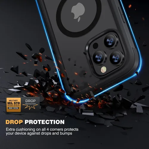 Vista 361 de DIACLARA - Funda transparente compatible con iPhone XR 6.1 pulgadas 2018