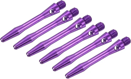 Vista 17 de PATIKIL Eje de dardo, rosca mediana 2BA de aluminio Dart Tallos de dardo Accesorios de lanzamiento de montaje para punta de acero Medium 2BA
