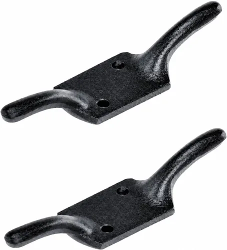 Vista 12 de Hierro Forjado Abastecimiento de la ventana gancho Negro 4" H Renovator