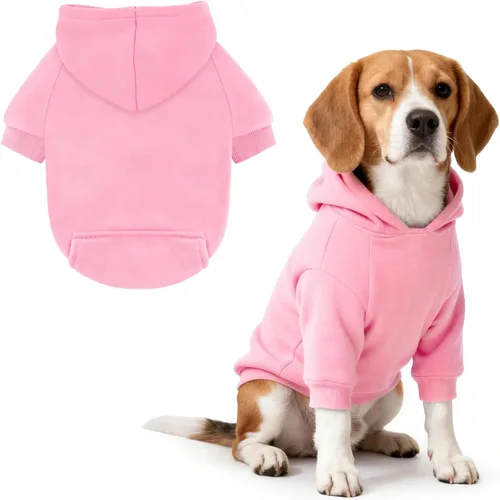 Vista 19 de Idepet Sudaderas con capucha para mascotas perros, ropa para perros pequeños, chaleco para chihuahua, abrigo cálido, chaqueta de otoño, conjuntos