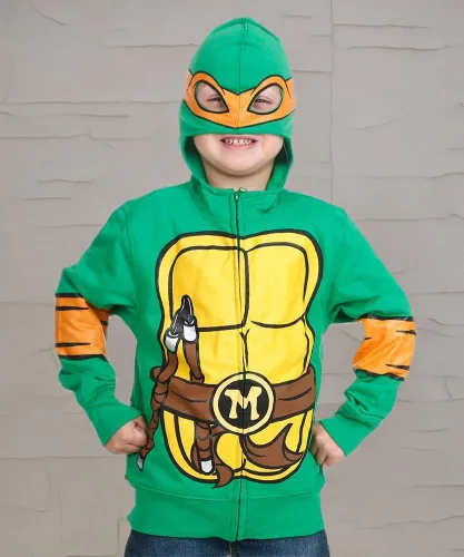 Vista 4 de Teenage Mutant Ninja Turtles Sudadera con capucha para niños
