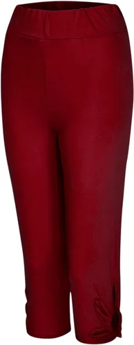 Vista 9 de Pantalones capri para mujer, estilo casual, de verano, elásticos, de cintura alta, pantalones de yoga, ajuste atlético, pantalones deportivos