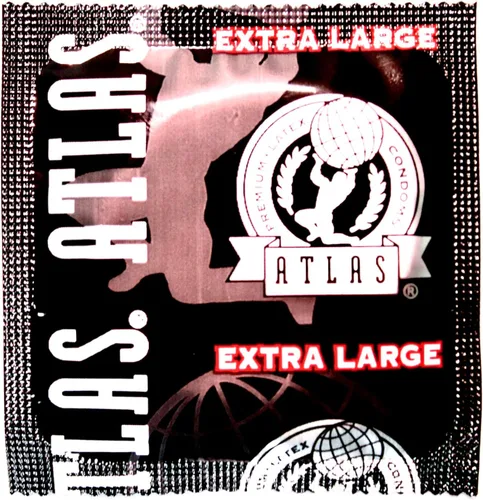Vista 2 de Atlas Preservativos extra grandes, paquete de 48