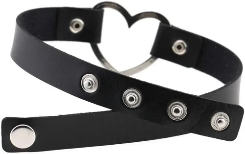 Vista 5 de YA-LIDS - Gargantilla para mujer y niña, ajustable, diseño de rock punk, collar para cuello
