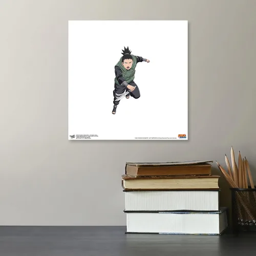 Vista 5 de Trends International Gallery Pops Naruto Shippuden - Arte de pared Shikamaru Nara, versión sin marco, 12 x 12 pulgadas
