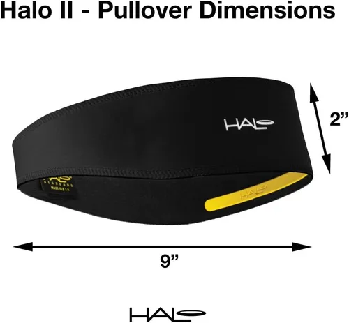 Vista 2 de Halo Headband Halo II, sudadera con banda para el sudor para hombres y mujeres, antideslizante, con tela Dryline que absorbe la humedad