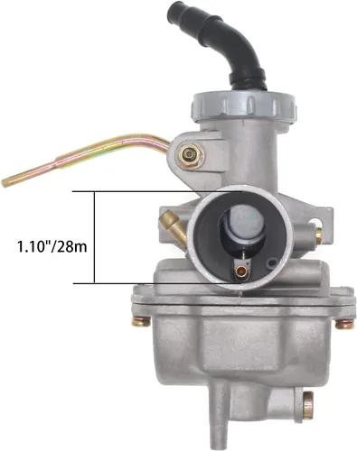 Vista 6 de Kit de carburador PZ20 compatible con Coolster Tao Tao 125cc 110cc 90cc 70cc 50cc ATV Dirt Bike Baja Kazuma Go Kart 4 tiempos actualización de motor