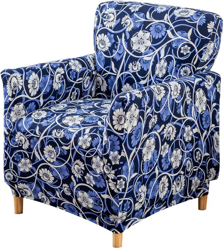 Vista 8 de FUANGUI Funda para Sillón de Banquete con Brazos Fundas para Sillas Elásticas Funda para Sillón Club Funda Suave para Sillón Sofá Cubiertas