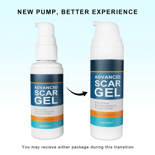 Vista 2 de Gowgaw Gel para cicatrices, crema para cicatrices, gel avanzado para cicatrices quirúrgicas, cara, cuerpo, pierna, quemaduras, acné, cesárea