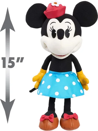 Vista 5 de Disney Treasures From the Vault - Peluche de Mickey Mouse y Minnie Mouse, edición limitada, exclusivo de Amazon