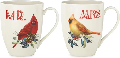 Vista 9 de Lenox 6122055 Winter Greetings - Juego de vajilla de 12 piezas, rojo y verde, Navidad, alojamiento de vacaciones, servicio para 4 personas