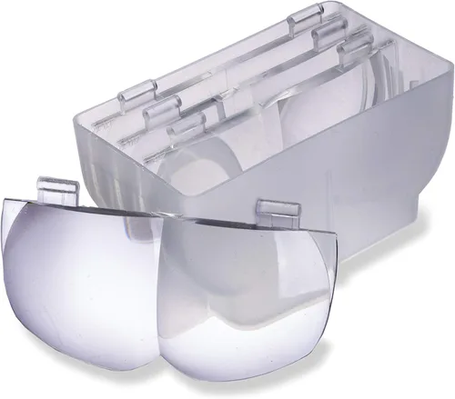 Vista 10 de Lupa con 4 lentes diferentes, Carson Optical Pro Series, magnivisor de lujo con luz LED para usar en la cabeza, negro