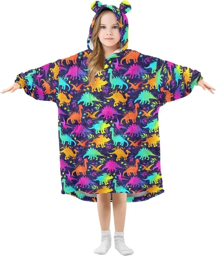 Vista 29 de Mantas para niños, súper suaves, cálidas, acogedoras, de gran tamaño, con bolsillo, regalos de 3 a 14 años para niños y niñas y adolescentes