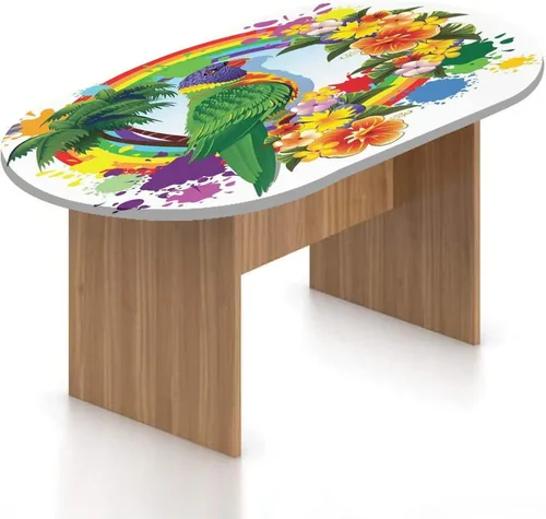 Vista 17 de XISUNYA Mantel ajustable ovalado, decoración de París, funda de poliéster elástico, diseño de horizonte de la ciudad de París con estampado Eiffel
