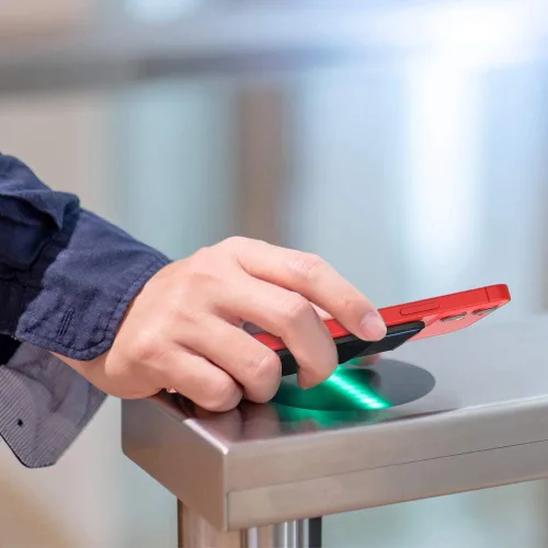 Vista 9 de Sinjimoru Funda magnética para tarjetas de privacidad, cartera magnética para teléfono que se adhiere como tarjetero de crédito para MagSafe