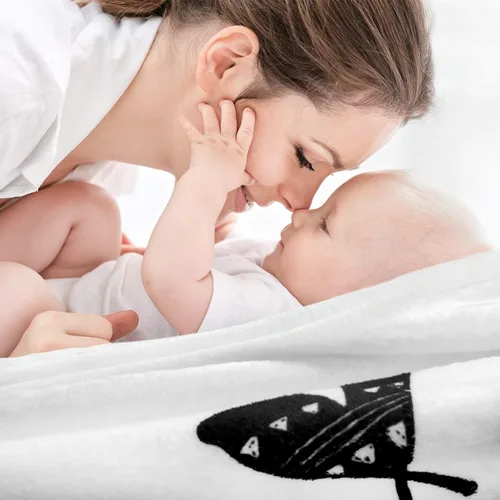 Vista 6 de Tebaby Manta mensual de hitos para bebé, manta de oso para recién nacido, unisex, neutro, regalo personalizado para ducha, decoración de habitación
