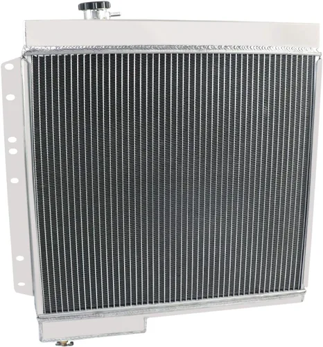 Vista 4 de Radiador de aluminio de 4 filas compatible con Toyota Land Cruiser FJ40 FJ45 3.9L/4.2L MT radiadores 71 72 73 74 75 76 77 78 79
