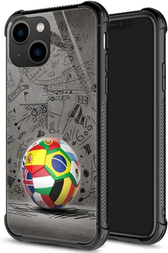 Vista 18 de ZHEGAILIAN Funda para iPhone 14 Pro, protección de grado militar, esquinas a prueba de golpes, funda antiarañazos para iPhone 14 Pro, bandera vieja