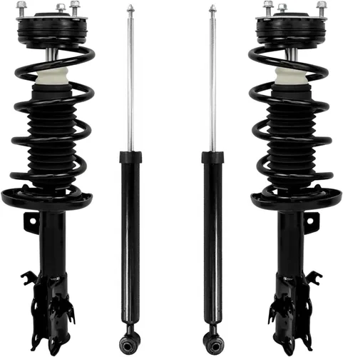 Vista 84 de Detroit Axle - Puntales y Amortiguadores para Chevy Traverse Buick Enclave GMC Acadia Saturn Outlook 2007-2012, 2 puntales delanteros con resorte