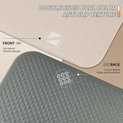 Vista 4 de PAIDU Esterilla de yoga plegable para fitness, extra gruesa de 2/5 pulgadas (0.394 in) TPE antideslizante certificado SGS 75 x 26 pulgadas extra