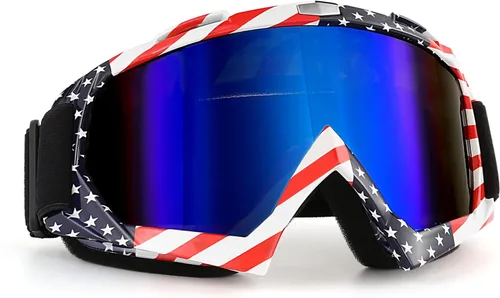 Vista 21 de Gafas de motocross - Gafas para motocicleta de tierra para hombres, mujeres y jóvenes - MX para todoterreno, conducción en pistas y carreras