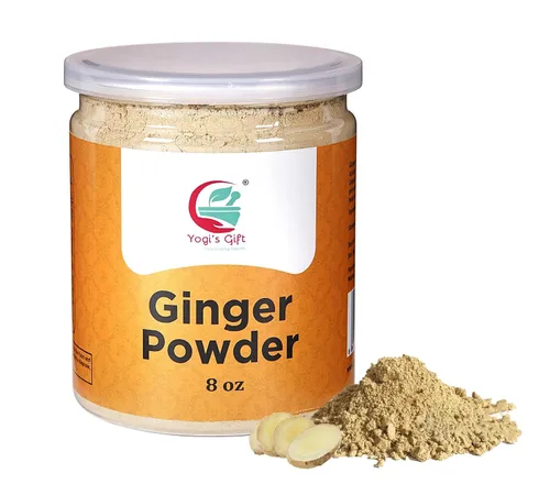 Vista 5 de Polvo de jengibre 1 LB, 100% puro y natural molido, producto de calidad premium para cocinar y té, sabroso y aromático, bolsa resellable