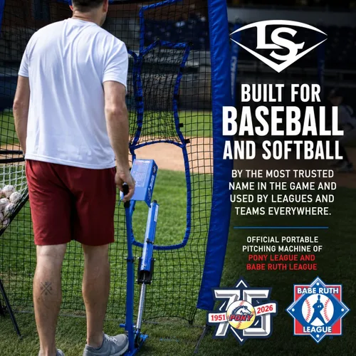 Vista 12 de Máquina de lanzamiento Louisville Slugger Blue Flame