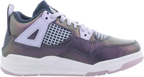 Vista 3 de Nike Jordan 4 Retro SE PS Kids Monsoon BlueMelon TintWhiteArmory Blue BQ9042
