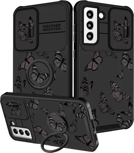 Vista 116 de Funermei para Samsung Galaxy Z Flip 4 Funda - Funda de Teléfono Bonita para Mujeres y Niñas con Mariposas Bonita Estética Femenina Diseño