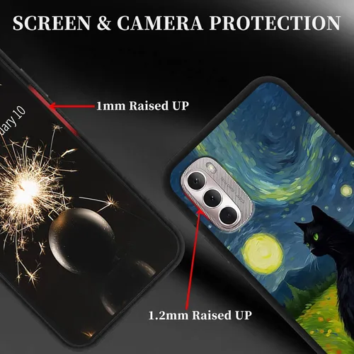 Vista 3 de Funda para Moto G Stylus 2022 4G para mujeres, hombres y niñas, suave, delgada, de poliuretano termoplástico, a prueba de golpes, para Motorola Moto